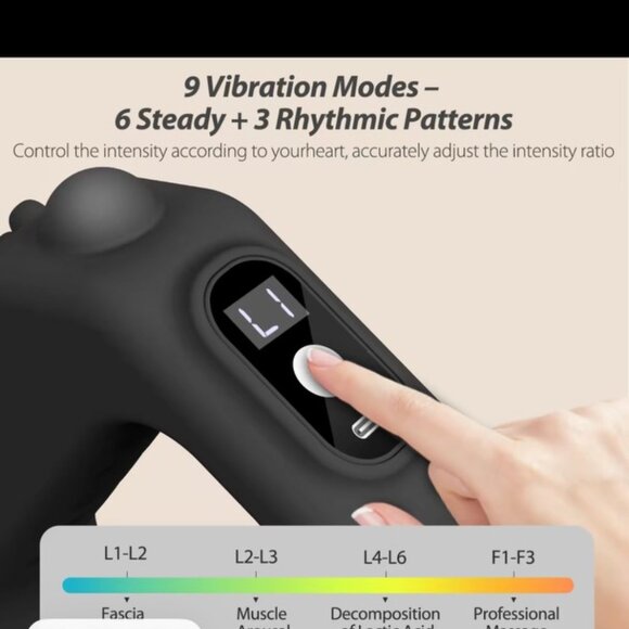 Fascia Ring Vibrating Slimming Belt & Deep-Tissue Oscillation Fat Burner - Picture 2 of 5